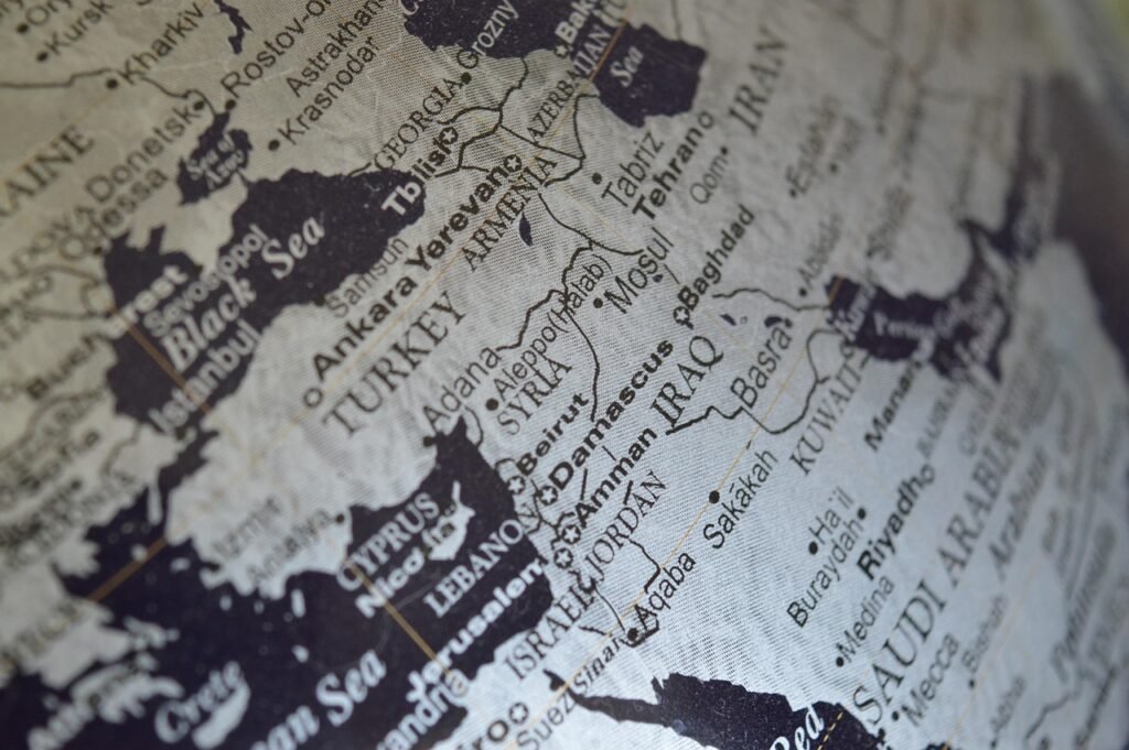 syria, middle east, map, globe, iraq, continent, world, turkey, country, geography, global, islamic, political, geopolitics, international, gray world, world map, gray map, gray globe, gray global