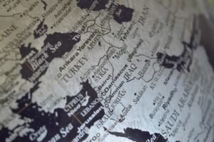 syria, middle east, map, globe, iraq, continent, world, turkey, country, geography, global, islamic, political, geopolitics, international, gray world, world map, gray map, gray globe, gray global