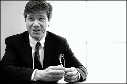 Jeffrey Sachs, one of world's leading economists, at the EP