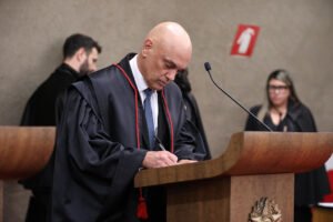 Cerimônia de posse do ministro Alexandre de Moraes como presidente do TSE - 16/08/2022