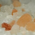 a close up of a mixture of sugar and sugar cubes