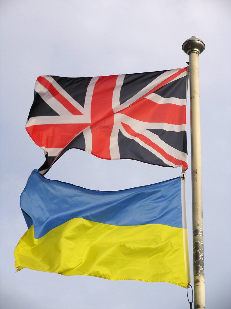 UK & Ukraine Flags