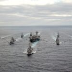 500px-US_Navy_031130-N-3653A-002_USS_George_Washington_(CVN_73)_Carrier_Strike_Group_formation_sails_in_the_Atlantic_Ocean