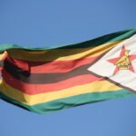 Zimbabwe Flag, Victoria Falls Hotel, Zimbabwe, 2007