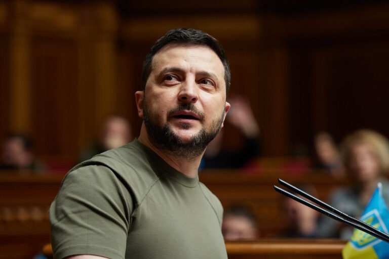 Speech by President of Ukraine Volodymyr Zelenskyy in the Verkhovna Rada.