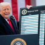 President Trump Holds "Make America Wealthy Again Event" In White House Rose Garden